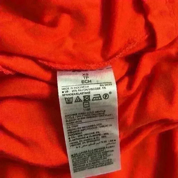 Old Navy poppy red high neck tank swingy 90s sundress - Picture 3 of 8